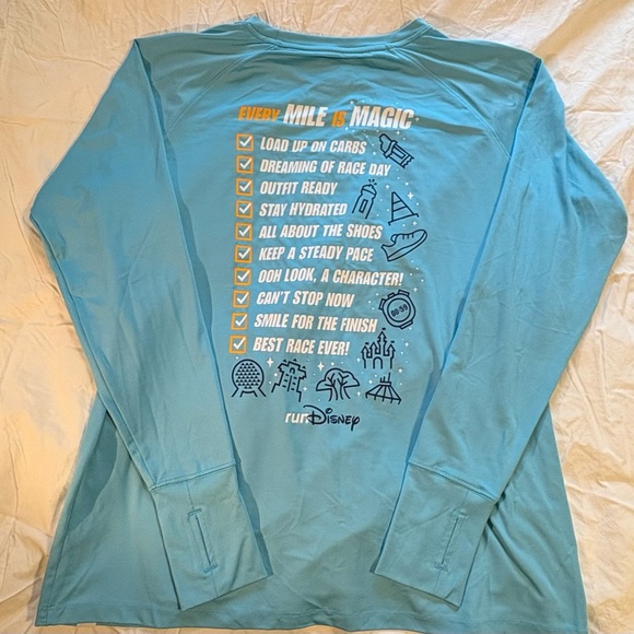 Blue RunDisney Long Sleeve Shirt - Picture 3 of 3